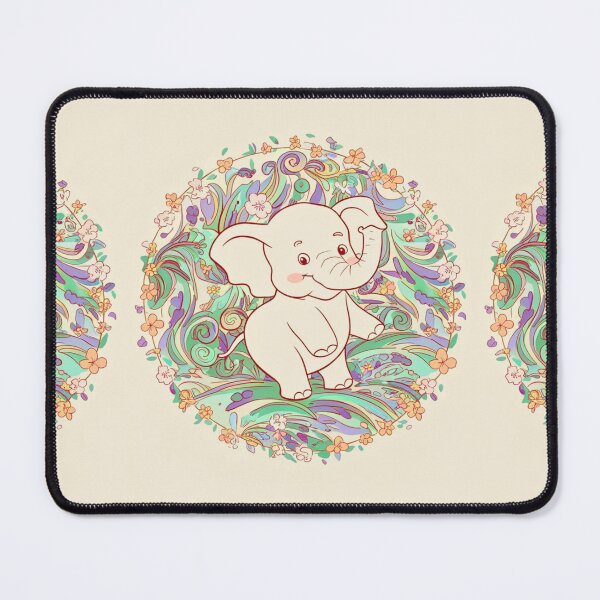 Item preview, Cute Elephant. Little elephant, colorful elephant, elephant drawing designed and sold by ElephantVibes.