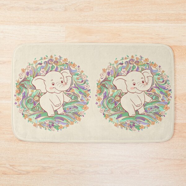 Item preview, Cute Elephant. Little elephant, colorful elephant, elephant drawing designed and sold by ElephantVibes.