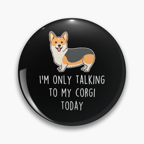 Item preview, Red-Headed Tri Corgi Talking To designed and sold by Clara Hollins.