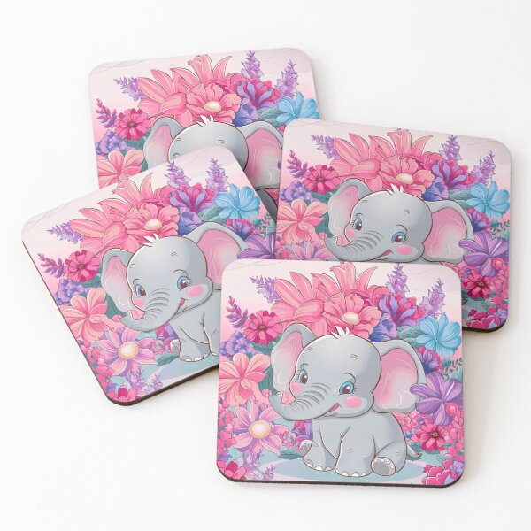 Item preview, Cute Elephant. Little elephant, colorful elephant, elephant drawing designed and sold by ElephantVibes.