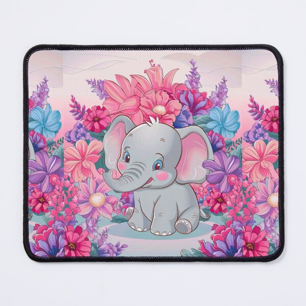 Item preview, Cute Elephant. Little elephant, colorful elephant, elephant drawing designed and sold by ElephantVibes.