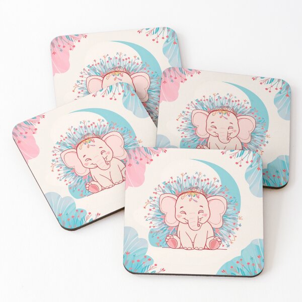 Item preview, Cute Elephant. Little elephant, colorful elephant, elephant drawing designed and sold by ElephantVibes.