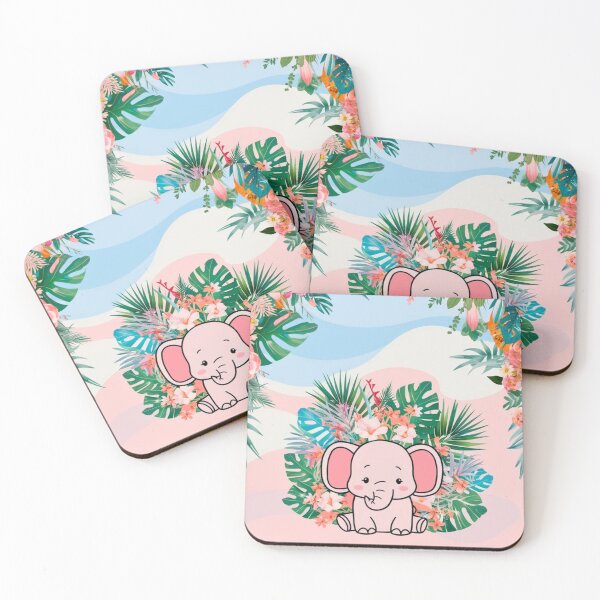 Item preview, Cute Elephant. Little elephant, colorful elephant, elephant drawing designed and sold by ElephantVibes.