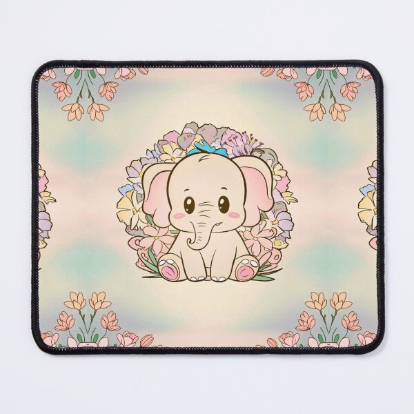 Item preview, Cute Elephant. Little elephant, colorful elephant, elephant drawing designed and sold by ElephantVibes.