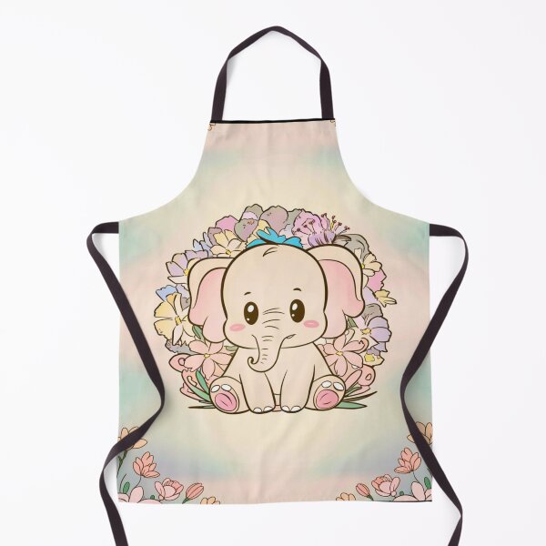 Item preview, Cute Elephant. Little elephant, colorful elephant, elephant drawing designed and sold by ElephantVibes.