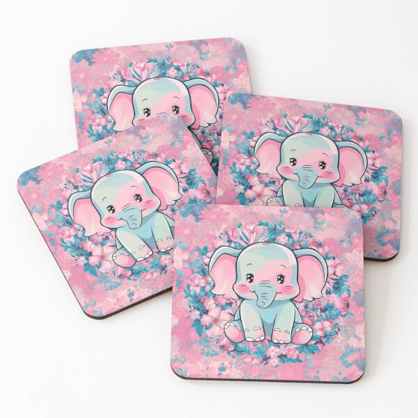 Item preview, Cute Elephant. Little elephant, colorful elephant, elephant drawing designed and sold by ElephantVibes.