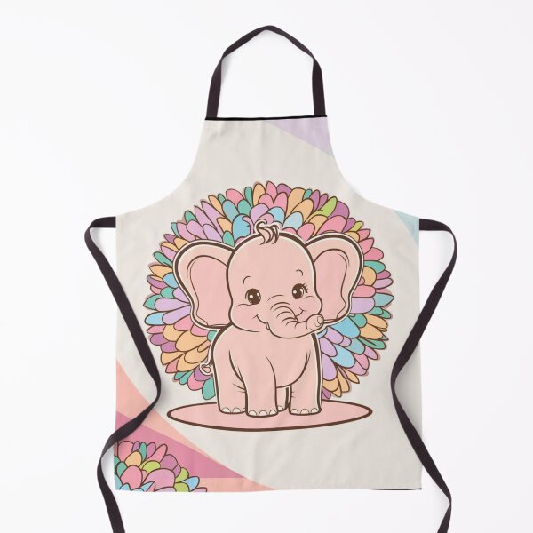 Item preview, Cute Elephant. Little elephant, colorful elephant, elephant drawing designed and sold by ElephantVibes.