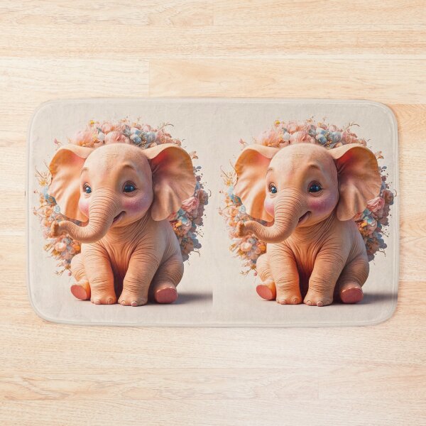 Item preview, Cute Elephant. Little elephant, colorful elephant, elephant drawing designed and sold by ElephantVibes.