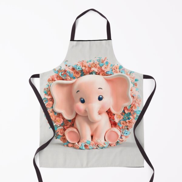 Item preview, Cute Elephant. Little elephant, colorful elephant, elephant drawing designed and sold by ElephantVibes.
