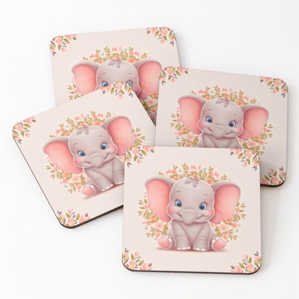 Item preview, Cute Elephant. Little elephant, colorful elephant, elephant drawing designed and sold by ElephantVibes.