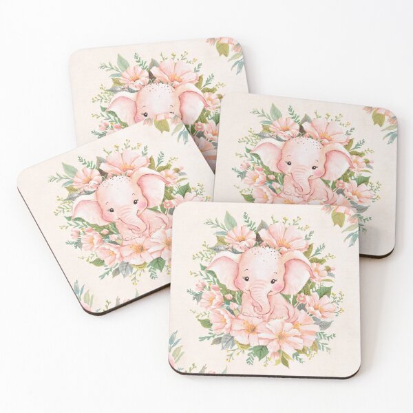 Item preview, Cute Elephant. Little elephant, colorful elephant, elephant drawing designed and sold by ElephantVibes.