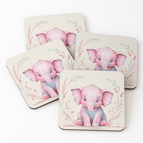 Item preview, Cute Elephant. Little elephant, colorful elephant, elephant drawing designed and sold by ElephantVibes.