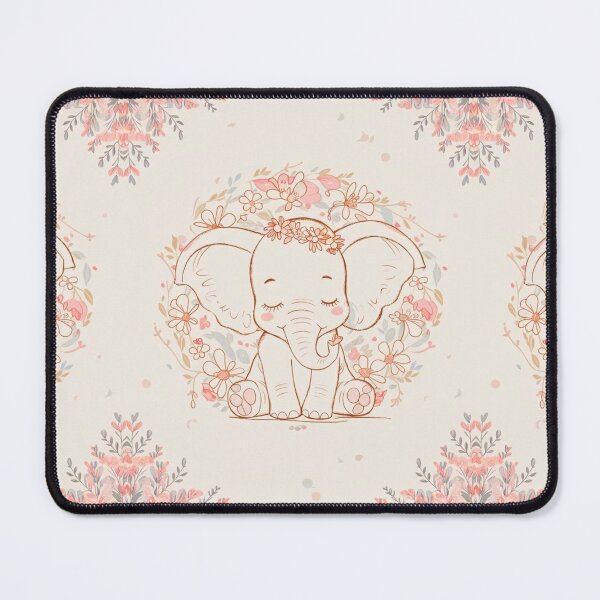 Item preview, Cute Elephant. Little elephant, colorful elephant, elephant drawing designed and sold by ElephantVibes.