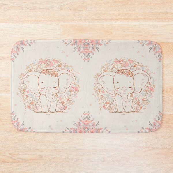 Item preview, Cute Elephant. Little elephant, colorful elephant, elephant drawing designed and sold by ElephantVibes.