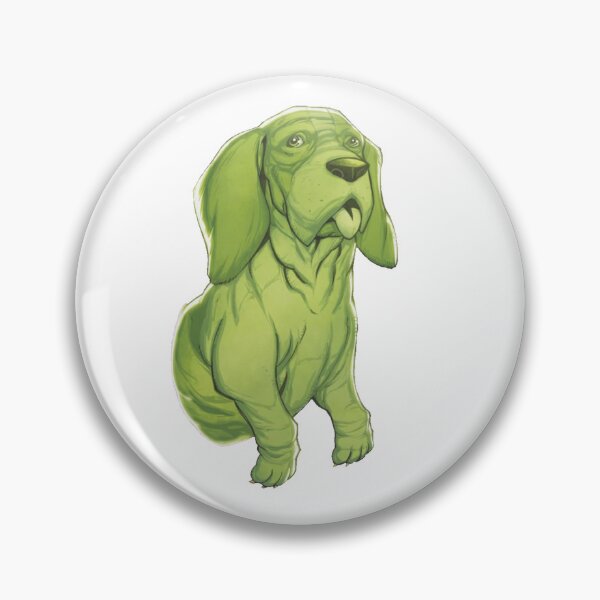 Item preview, Bats the ghost dog phasing through a wall designed and sold by Midnightbloodstone.