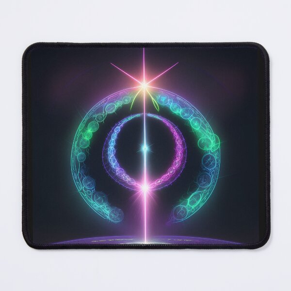 Item preview, bright ring of light shines in the cosmos of time designed and sold by Carlos Gudino.