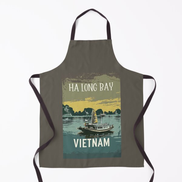 Item preview, A Vintage Travel Illustration of Ha Long Bay - Vietnam designed and sold by GoodOldVintage.