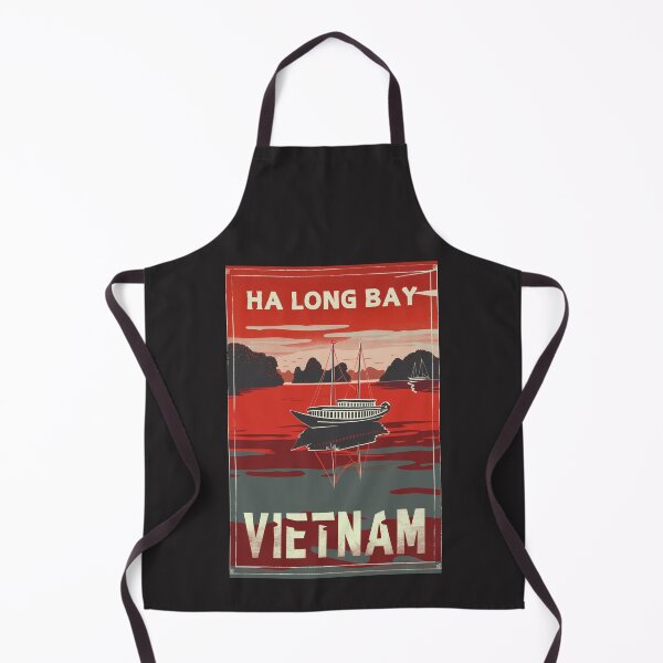 Item preview, A Vintage Travel Illustration of Ha Long Bay - Vietnam designed and sold by GoodOldVintage.