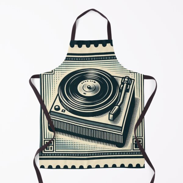 Aperçu de l'œuvre Timbre de collection de vinyle vintage pour tourne-disque vinyle créée et vendue par musicgeniusart.