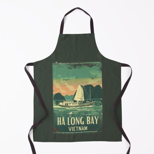 Item preview, A Vintage Travel Illustration of Ha Long Bay - Vietnam designed and sold by GoodOldVintage.