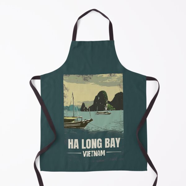 Item preview, A Vintage Travel Illustration of Ha Long Bay - Vietnam designed and sold by GoodOldVintage.