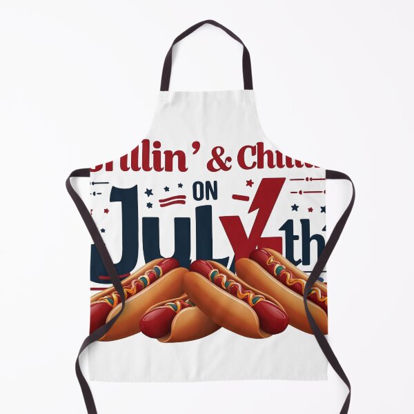 Item preview, Grillin' & Chillin' on July 4th designed and sold by Mahmoud Salah.