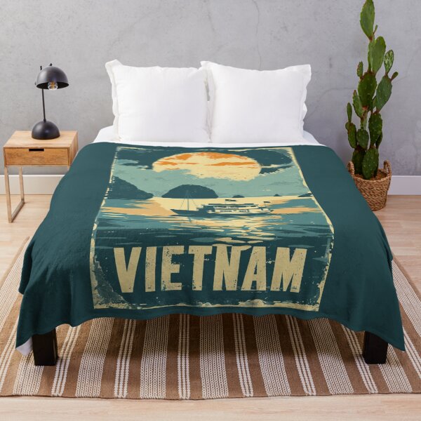 Item preview, A Vintage Travel Illustration of Ha Long Bay - Vietnam designed and sold by GoodOldVintage.