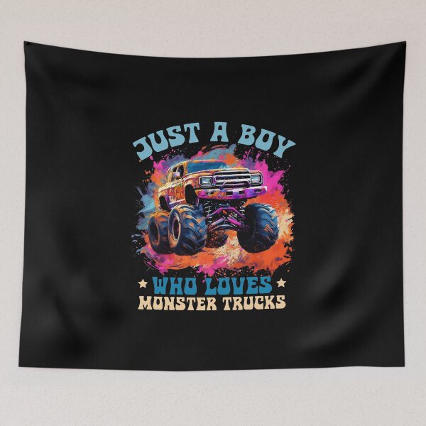 Item preview, Monster Trucker Boy Retro Race Trucker Lover Jam Vintage designed and sold by farhanhafeez.