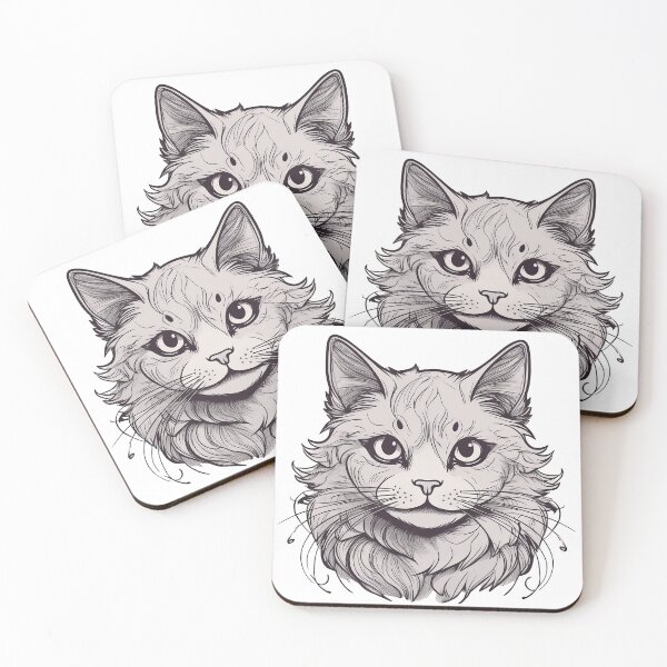 Item preview, Cute cat |  designed and sold by MnmlstcBy Meena.