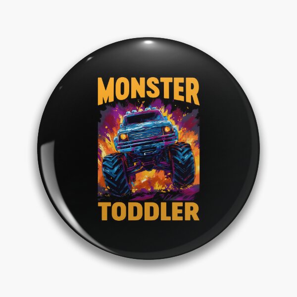 Artikelvorschau, Toddler Monster Trucker Retro Race Trucker Lover Jam Vintage entworfen und verkauft von farhanhafeez.