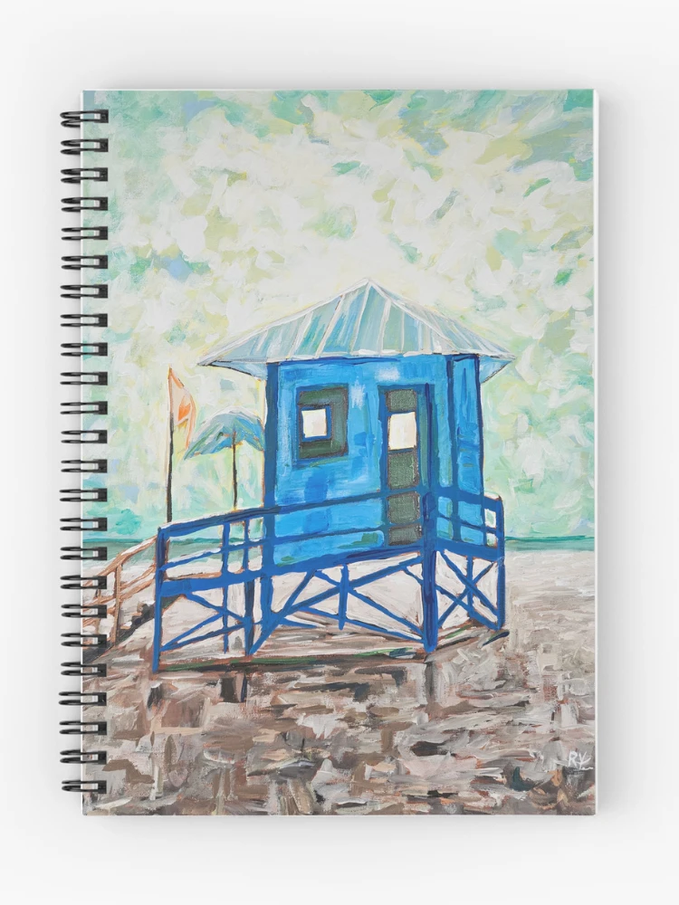 Thumbnail 1 of 3, Journal, Blue Lifeguard Station designed and sold by RudyYoder.