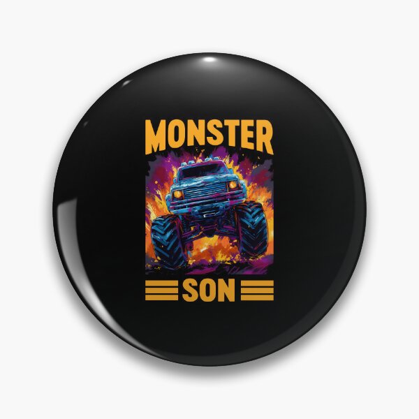 Item preview, Monster Trucker Son Retro Race Trucker Lover Jam Vintage designed and sold by farhanhafeez.
