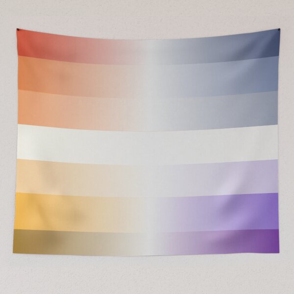 Item preview, BUTCH FLAG | orange & blue (variant 1) designed and sold by VoltageStone.