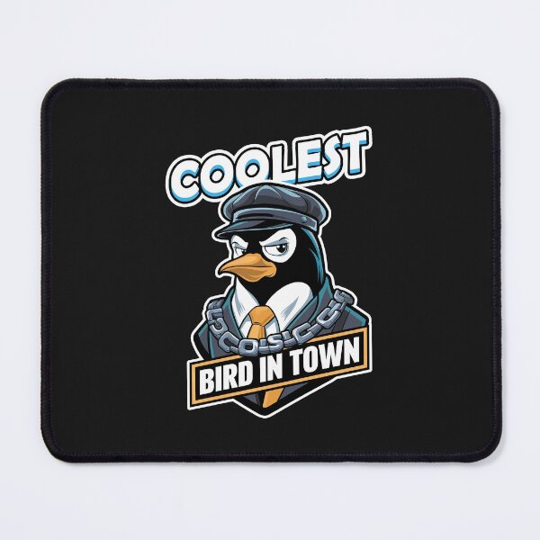 Item preview,  ''Coolest Bird in Town'' Funny Penguin Kawaii Cool T-Shirt designed and sold by Witty Shirts.