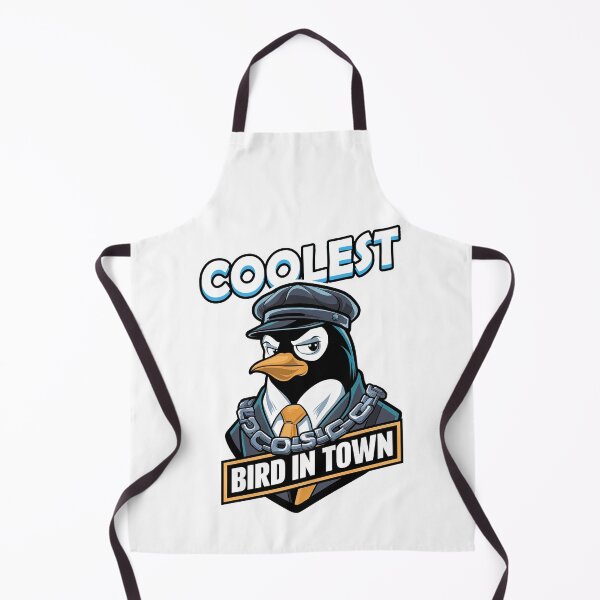 Item preview, ''Coolest Bird in Town'' Funny Penguin Kawaii Cool T-Shirt designed and sold by Witty Shirts.