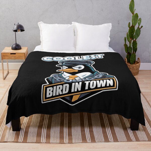 Item preview, ''Coolest Bird in Town'' Funny Penguin Kawaii Cool T-Shirt designed and sold by Witty Shirts.