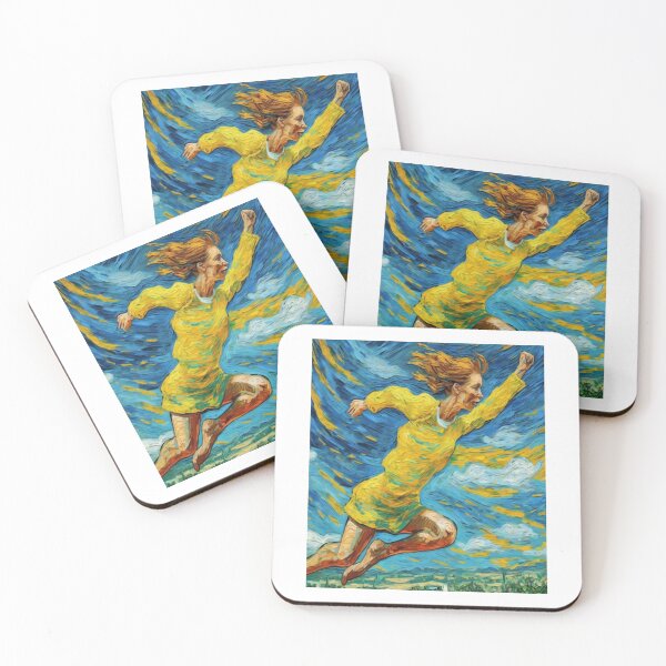 Item preview, "Serenity in the Skies: A Woman Soaring"  designed and sold by Artisticanvas.