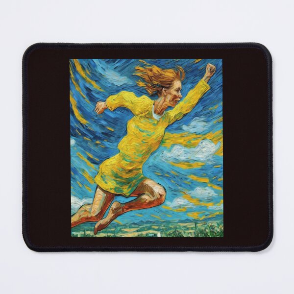 Item preview, "Serenity in the Skies: A Woman Soaring" designed and sold by Artisticanvas.