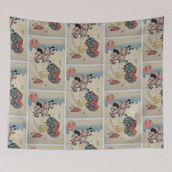 Item preview, Utagawa KUNIYOSHI Nô (Farmers) designed and sold by TeeARTHY.
