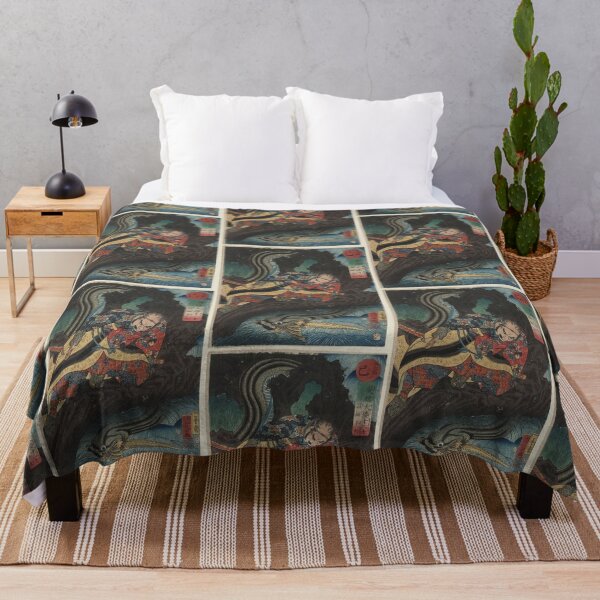 Item preview,  Utagawa Kuniyoshi  Snake (Mi)- Egara Heita, from the series Japanese Heroes for the Twelve Signs of the Zodiac (Eiyû Yamato jûnishi) designed and sold by TeeARTHY.