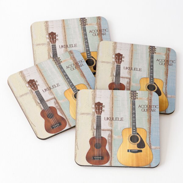 Item preview, The Ukulele & The Guitar designed and sold by BrightrDayMusicArt.