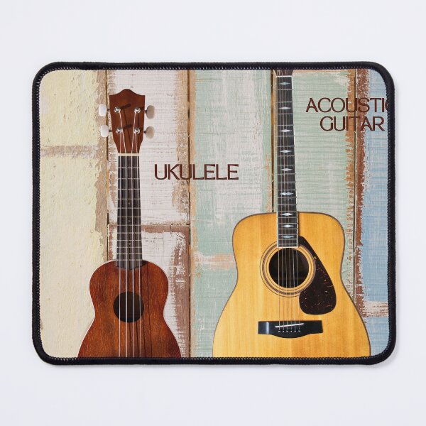 Item preview, The Ukulele & The Guitar designed and sold by BrightrDayMusicArt.