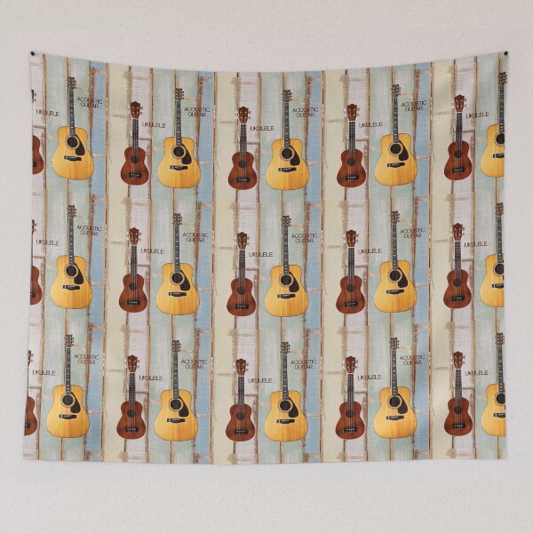 Item preview, The Ukulele & The Guitar designed and sold by BrightrDayMusicArt.