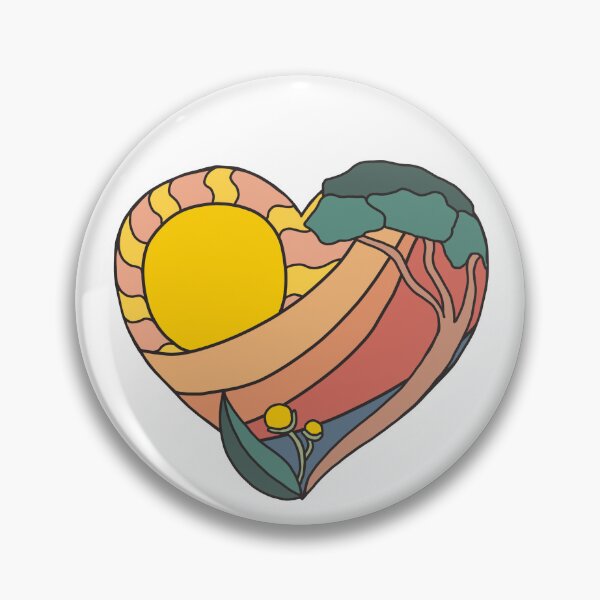 Item preview, Australian Outback Sunrise Love Heart designed and sold by Zaprinda.