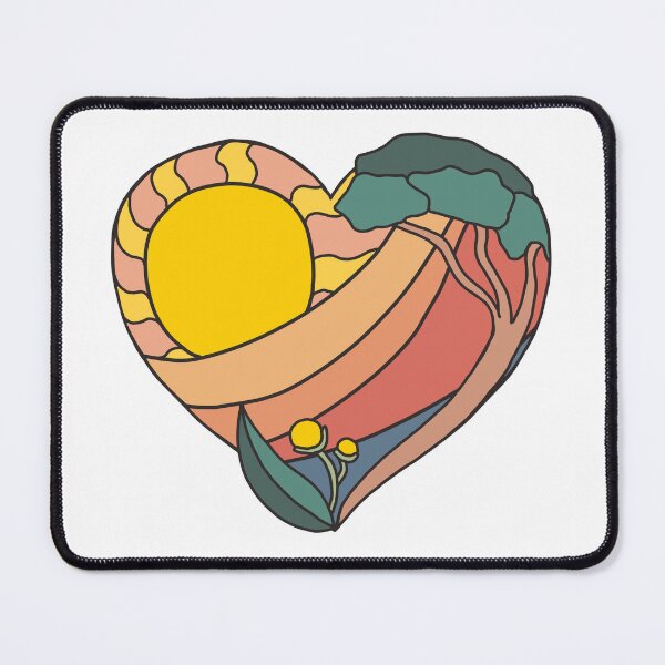 Item preview, Australian Outback Sunrise Love Heart designed and sold by Zaprinda.