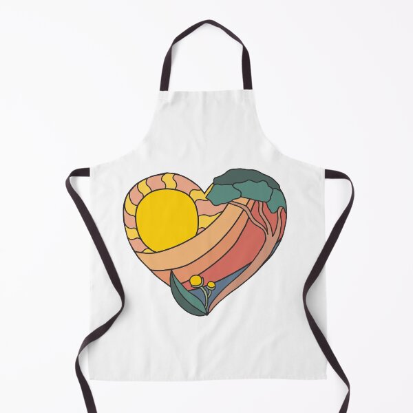Item preview, Australian Outback Sunrise Love Heart designed and sold by Zaprinda.