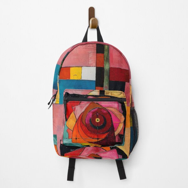 Item preview, Geometric Rose- Bold Brushstrokes, Vibrant Colors, and Dynamic Abstract Design AI Generated designed and sold by OlfactoART Studio.