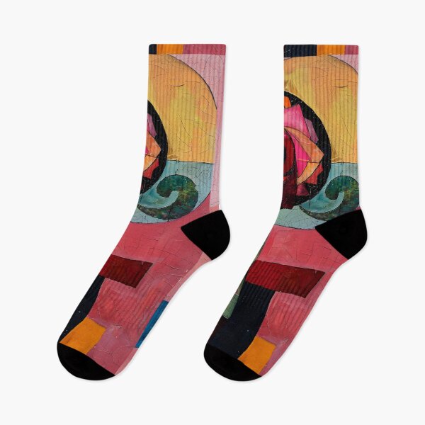Item preview, Geometric Rose- Bold Brushstrokes, Vibrant Colors, and Dynamic Abstract Design AI Generated designed and sold by OlfactoART Studio.