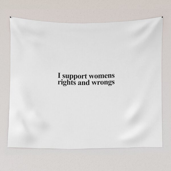 Item preview, I support womens rights and wrongs designed and sold by Profashionall.