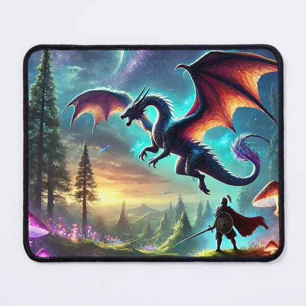Item preview, Dragon and knight fantasy image designed and sold by AlexFilkin.